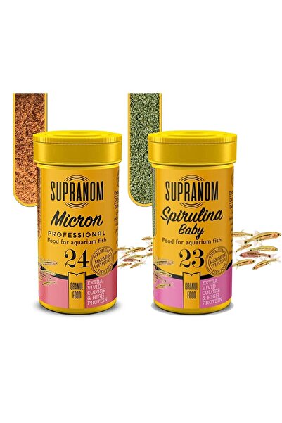 Yavru Balıklar Için Supranom 2'li Yem Seti 2 X 100 Ml