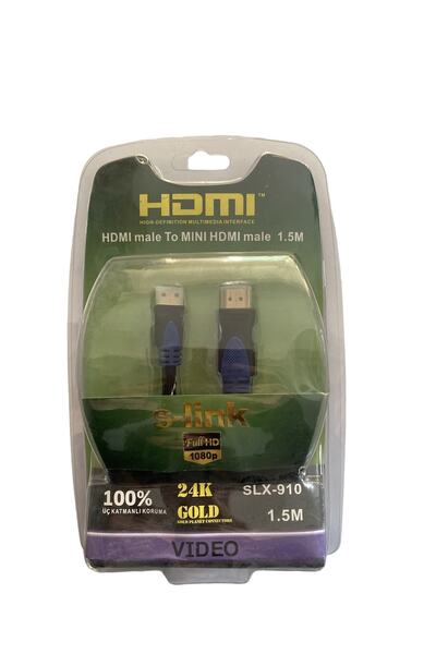 EYE PC 1.5 Metre Mini Hdmı To Hdmı Görüntü Ve Ses Kablosu Gold