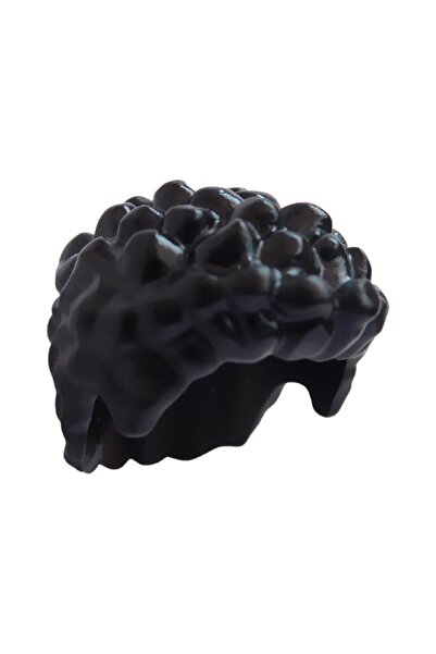 LEGO Orjinal Moc Aksesuar Minifigür Minifigure Kıvırcık Erkek Siyah Saç 1 Ade...