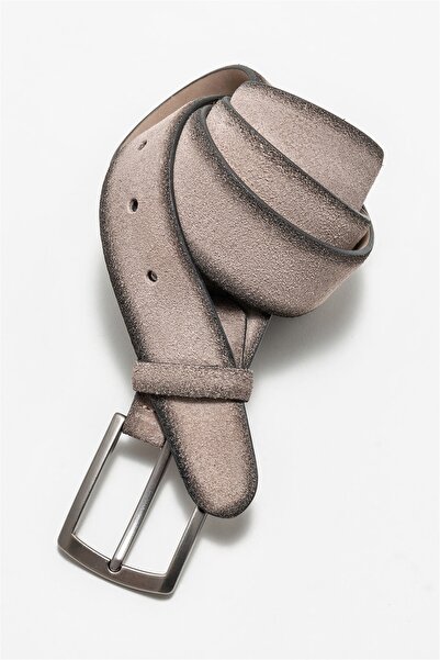 Elle Shoes Vizon Deri Erkek Kemer