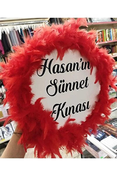 Evsay Isme Özel Deri Tef Kına Tefi Otrişle Süslenmiş Sünnet Tefi 30 Cm Vurmal...