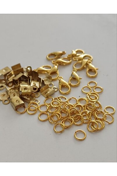 RLX BUJİTERİ Klips Halka Kapama - Gold Renk, Takı Yapım Malzemeleri