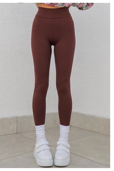 Swana Ženske smeđe Rebrasto Visok struk tajice za oporavak