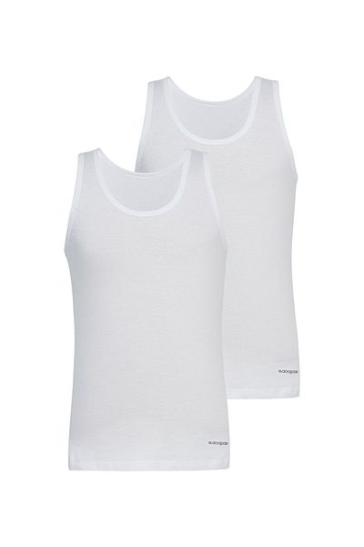 Blackspade Μαύρο Spade 9225 Loose Fit 100% βαμβακερό ανδρικό εσώρουχο Λευκό