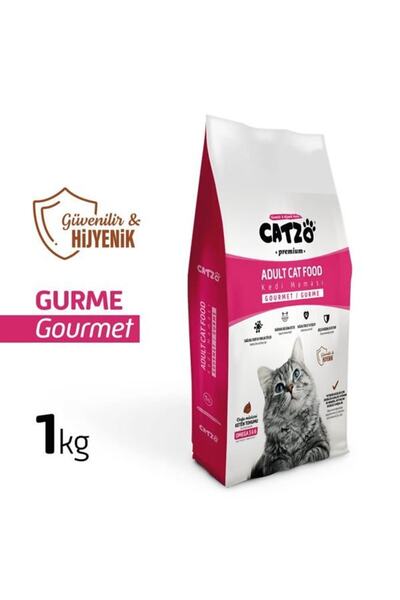 Catzo Premium Yetişkin Gurme Renkli Yetişkin Kedi Maması 1Kg High Quality