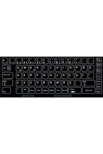 DİJİTALİSTBASKI Türkçe Q Klavye Sticker, Notebook Ve Pc Uyumlu