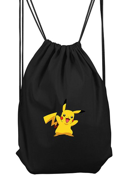 Zeron Tasarım Pikachu Sports Backpack Bll1106