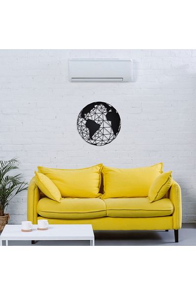 Colorfull Worlds Polygon Style World Map Metal Wall Decor - Home Office Gift Wall Decoration