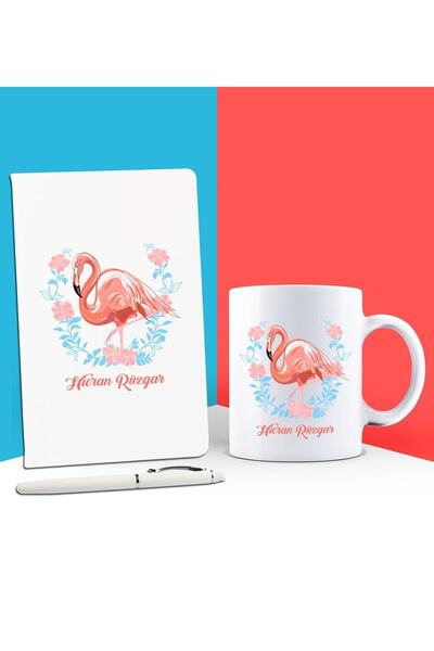 EJOYA Kişiye Özel Isimli Defter Kupa Ve Kalem Set 85975
