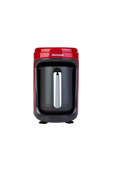 HOMEND Pottoman 1831H 5 Fincan Kapasiteli Bol Köpüklü Türk Kahve Makinesi Kırmızı