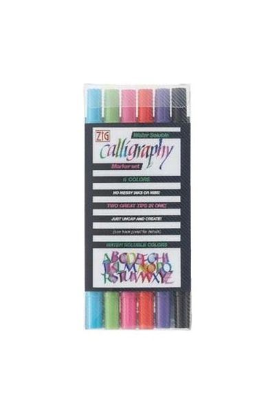 Zig Calligraphy Pen Tc-3100/6v 6-piece