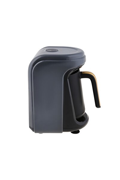 HOMEND Pottoman 1862h 5 Fincan Kapasiteli Bol Köpüklü Türk Kahve Makinesi, Antrasit Gold