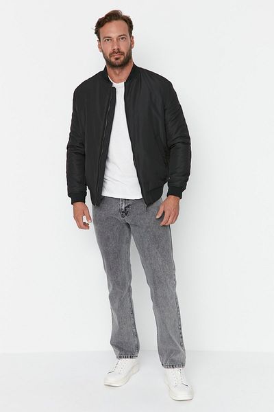 Trendyol Collection Γκρι 100% βαμβακερό τζιν κανονικής εφαρμογής TMNAW23JE00097