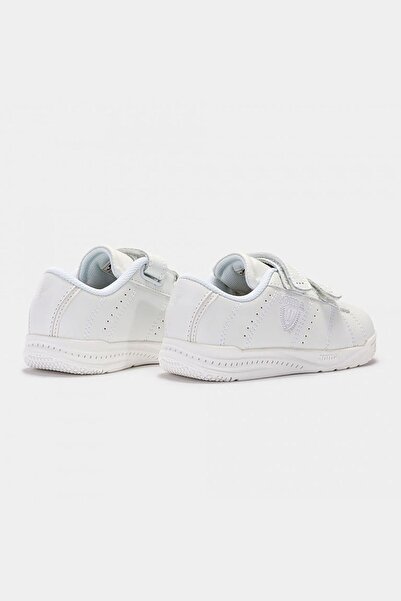 Joma Play Jr 2102 - Kids Leather White Sneakers - Wplayw2102v