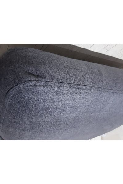 AYPETEKS Pernă pentru spătar de culoare gri antracit Dallas / pernă pentru scaun / husă de pernă pentru canapea