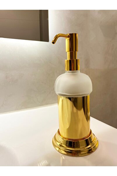 Meloni موزع الصابون السائل من النحاس الذهبي الصلب 1 ذهبي