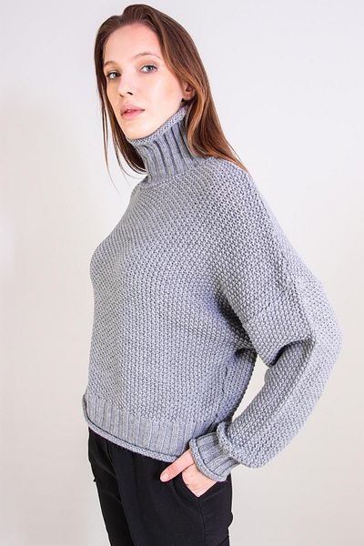 ALEXANDERGARDI Pulover gri cu gât pentru damă B20-18842