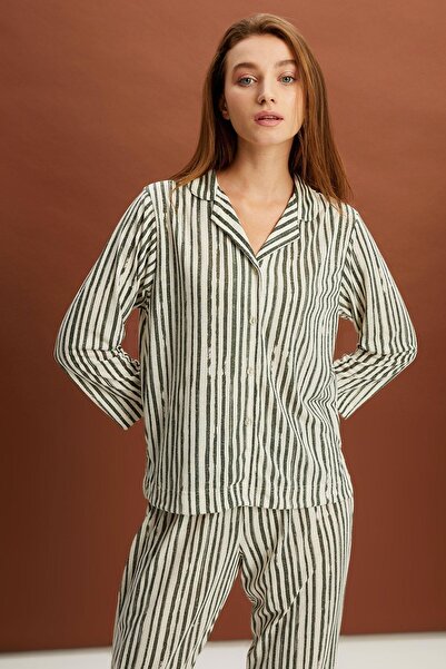 ALEXANDERGARDI Σετ ριγέ πιτζάμα (b22-143usu)