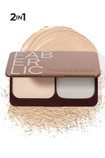 Faberlic Glam Team Pudra Wet & Dry Perfect Me- Açık Bej