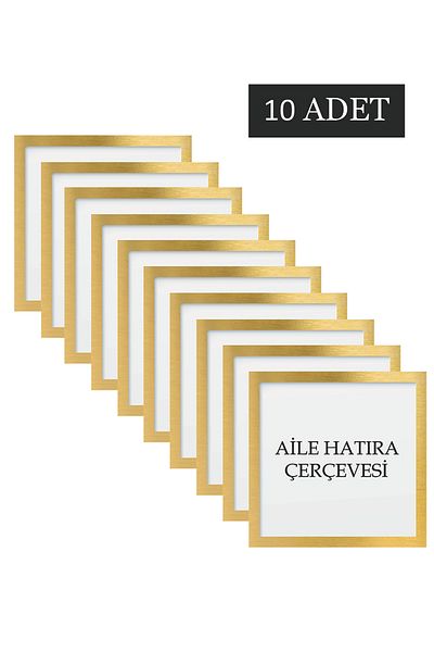 ÖZCANLAR ÇERÇEVE 10 τμχ Σετ Οικογενειακό Σετ Πίνακα Κενό Πλαίσιο Επιτραπέζιο Πλαίσιο Δώρο Πλαίσιο