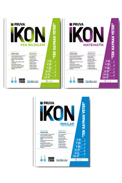 Pruva Akademi 8 Sınıf Matematik Fen Bilimleri Inkılap Tarihi Ikon Konu Anlatı...
