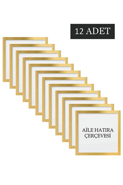 ÖZCANLAR ÇERÇEVE 12 τμχ Σετ οικογενειακού πλαισίου Σετ ζωγραφικής Κενό πλαίσιο Επιτραπέζιο πλαίσιο Δώρο πλαίσιο