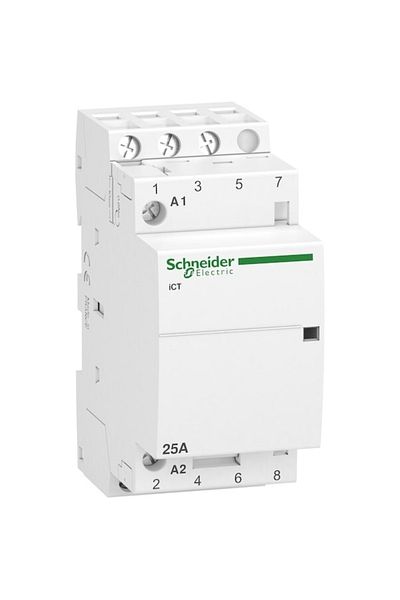 Schneider Electric Schneider A9c20833 - 25A 3NO Silent Contactor, 220-240V