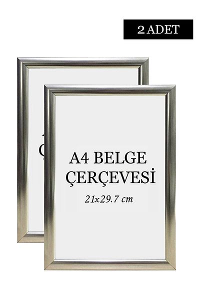 ÖZCANLAR ÇERÇEVE Set of 2 A4 21x29.7 Diploma Frame Document Frames Certificate Frame