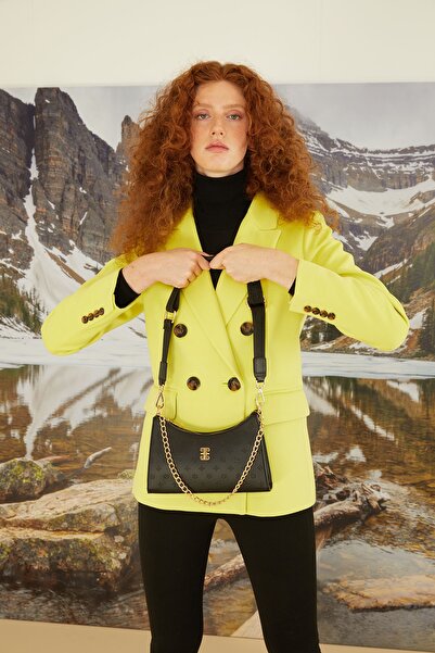 Pierre Cardin Floater Schwarze Damen-Umhängetasche 05PO22Y1565