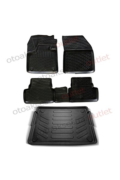 Rizline Peugeot 3008 2016-2021 3d Paspas Ve Bagaj Havuzu Seti