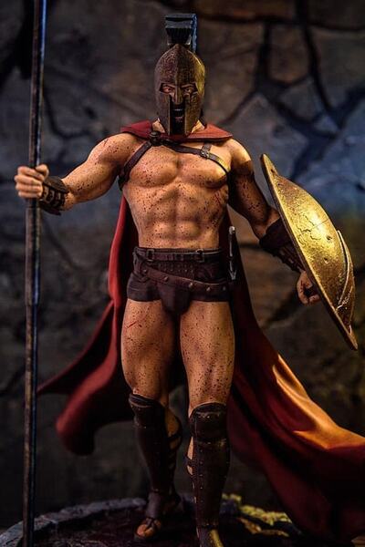 TuransoyCraft Kral Leonidas 300 Spartalı Boyalı Figür 20 Cm (büyük Boy)