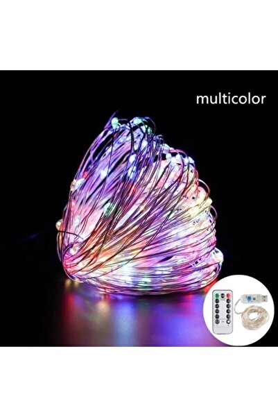 ALSHOP 8 Modlu Usb'li Kumandalı Peri Led 5 Metre Renkli