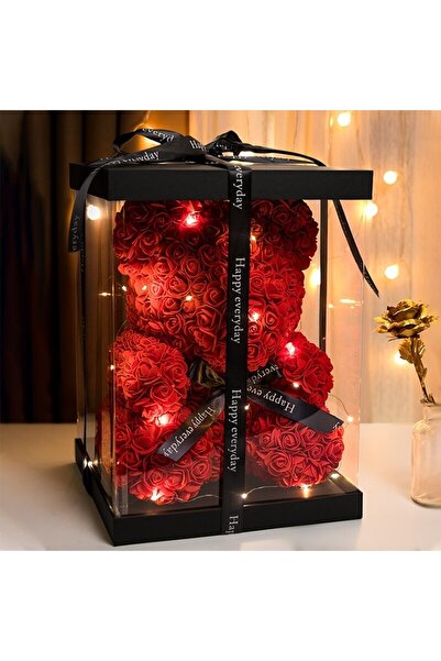 keyfim shop Eddy Rose Kırmızı Gül Ayıcık