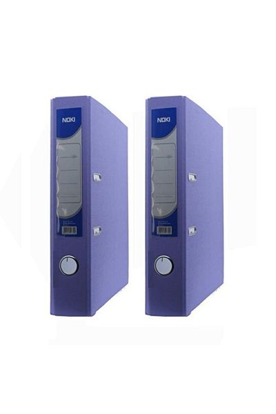 Noki Office Folder Narrow Lilac Lilac Office Folder with Rings 2 Pieces