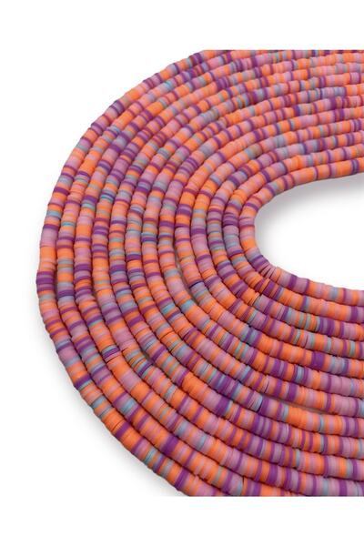 Hedef Bijuteri مزيج من اللون الوردي والبرتقالي والأرجواني مقاس 6 مم / مصفوفة ...