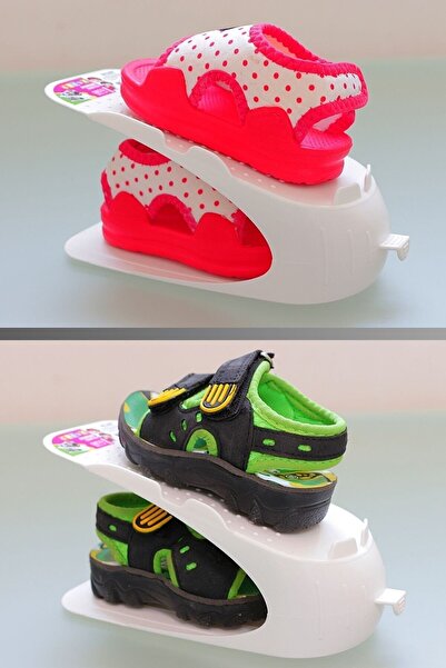 Dükkanönü 10 Λευκά Παιδικά Παπούτσια - Ράμπα Organizer