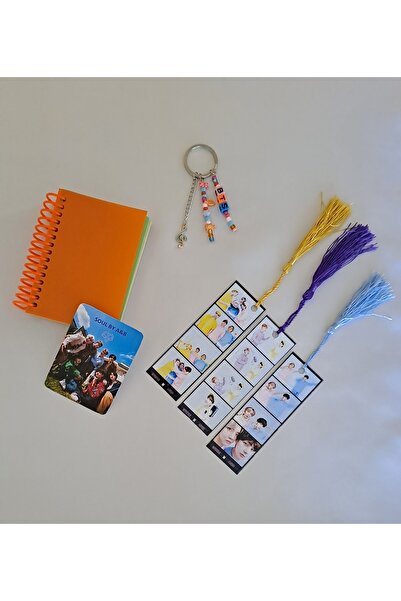 SOUL BY A&B Bts Mini Not Defteri Anahtarlık Kitap Ayracı Seti Rm Jin Suga Jho...