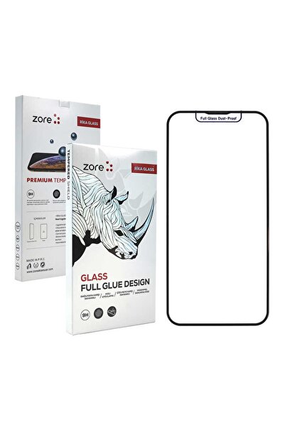 zore واقي شاشة أبل آيفون 13 ميني ريكا بريميوم من الزجاج المقسى اللون أسود