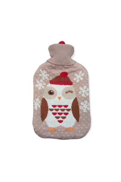 Sazak Hırdavat Sıcak Su Torbası-kesesi (kazak Örgülü)