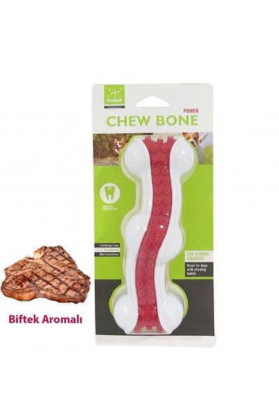 Nunbell Dog Toy Filled Bone 13 Cm