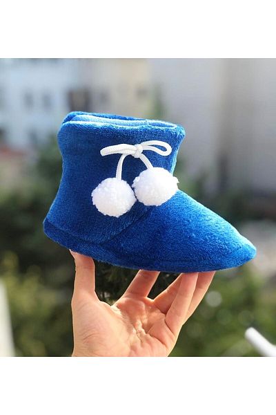 Pandalina Παιδικά παπούτσια νηπιαγωγείου Panduf, αντιολισθητική σόλα Pompom Home