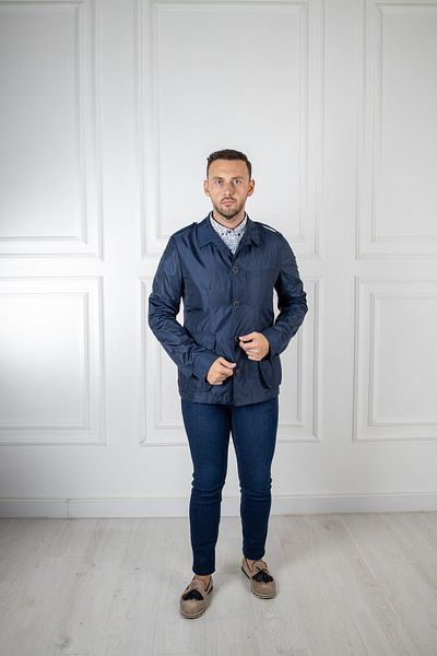 Sarar Συνέντευξη Agata Seasonal Navy Blue Coat