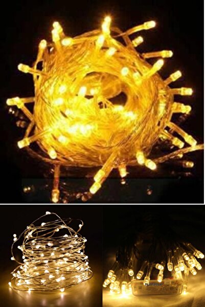 Buffer 100 Ledli Pilli Dekor Lambası 10 Metre Gün Işığı