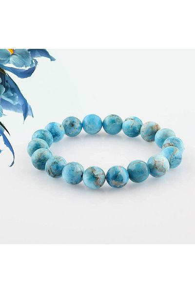 ALAVAN Apatite Natural Stone Bracelet 10mm, Crystal Accessory, Healing Vibration Therapy, Premium Quality