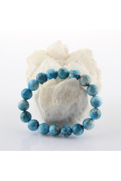 ALAVAN Apatite Natural Stone Bracelet 10mm, Crystal Accessory, Healing Vibration Therapy, Premium Quality