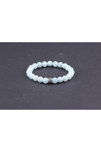 ALAVAN Larimar Natural Stone Bracelet 8 Mm, Crystal Accessory,