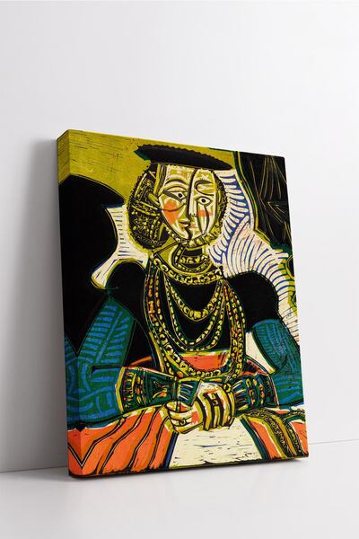 Carmen Pablo Picasso - Kadın Portresi Kanvas Tablo - Başyapıtlar