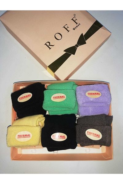 VINIA Дамски термо чорапи Roff Towel, 6 броя