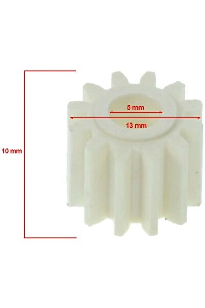 expermarket Karaca Chb 700 Rondo Doğrayıcı Motor Mil Dişlisi - 1 Adet