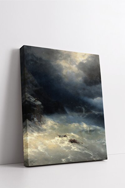 Carmen Ivan Ayvazovski - Fırtına Kanvas Tablo - Başyapıtlar